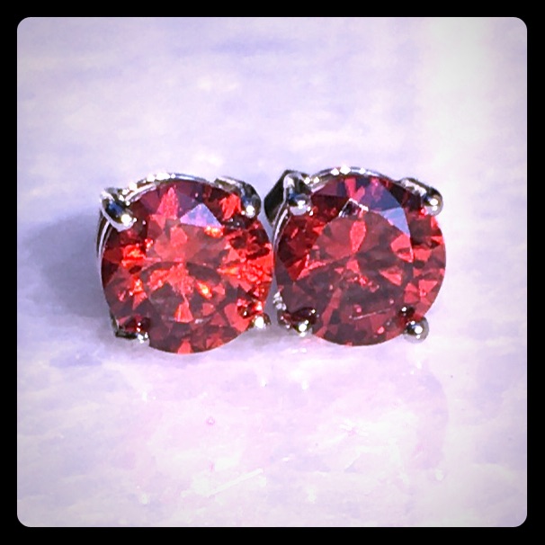 Ruby Earring
